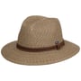 Fine Twotone Traveller Strohoed by Lipodo naturel-bruin