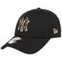 9Forty NY Yankees Camo Logo Pet by New Era zwart