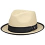 Denim Edge Player Panamahoed by Lierys naturel-blauw