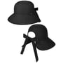 Dameshoed met UV-Bescherming by Chillouts zwart