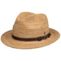 Classic Crochet Bogart Raffia Hoed by Lierys naturel
