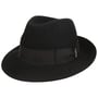 Ricky Bogart Hoed by Borsalino zwart