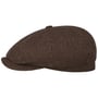 Hatteras Virgin Wool Stripes Pet by Stetson donkerbruin