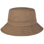 Waxed Cotton Bucket Outdoor Hoed by Stetson donkerbeige