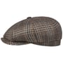Hatteras Murnley Check Pet by Stetson bruin-gemêleerd