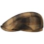 Italian Wool Check Driver Pet by Stetson beige-zwart