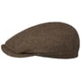 Herringbone Vintage Driver Pet by Stetson bruin-olijfgroen