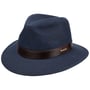 Waxed Denim Traveller Outdoor Hoed by Stetson blauw-gemêleerd