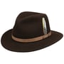 Lendrick VitaFelt Wollen Hoed by Stetson donkerbruin