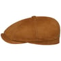 8-Panel Cap Goat Suede by JJ Hats lichtbruin