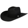 Brick Top Wool Western Hoed by Brixton zwart