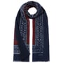 Ornaments Wollen Sjaal by Stetson blauw-rood