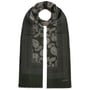 Paisley Print Wollen Sjaal by Stetson olijfgroen