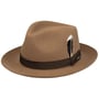 Darona Fedora Wollen Hoed by Stetson beige