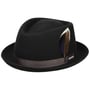 Stenbrick Diamond Wollen Hoed by Stetson zwart
