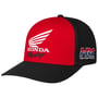 Honda Racing Flexfit Pet by FOX zwart-rood