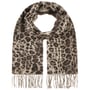 Soft Leo Sjaal met Rafels by Fraas beige-zwart