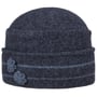 Tweed Walkloden Muts by Seeberger blauw-donkerblauw