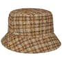 Tweed Bucket Stoffen Hoed by Seeberger beige