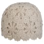 Flower Crochet Dames Muts by Seeberger licht grijs