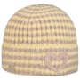 Twotone Knit Omslagmuts by Seeberger pastelgeel