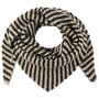 Twotone Knit Driehoekige Sjaal by Seeberger beige-zwart