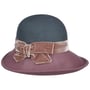 Iris Hoed met Opstaande Rand by bedacht duifblauw