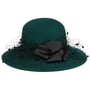 Palica Wollen Hoed met Voile by Lierys donker groen