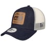 E-Frame Denim Trucker Pet by New Era donkerblauw