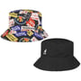 Adman Bucket Omkeerbare Hoed by Kangol zwart