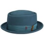 Music Man Pork Pie Wollen Hoed by Alfonso D’Este petrol blauw
