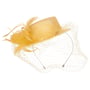 Lialena Sinamay Fascinator by McBURN geel