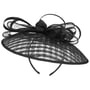 Chess Sinamay Saucer Fascinator by McBURN zwart