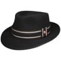 Mio Festive Fedora Wollen Hoed by Mayser zwart