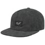 6 Panel Flat Brim Corduroy Pet by Reell donkergrijs