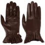 Vichy Leren Handschoenen by Roeckl donkerbruin