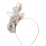 Lioressa Sinamay Fascinator by Seeberger grijs