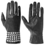 Damen-Ziegenleder-Handschuh by McBURN wit-zwart