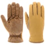 Uni Cord Leren Handschoenen by Barts mosterd