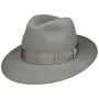 Bogarthoed Brede Rand by Borsalino licht grijs