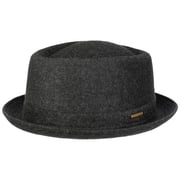 STETSON Dawson Pork pie strohoed UV bescherming 40 Monochroom Unisex Lente Zomer