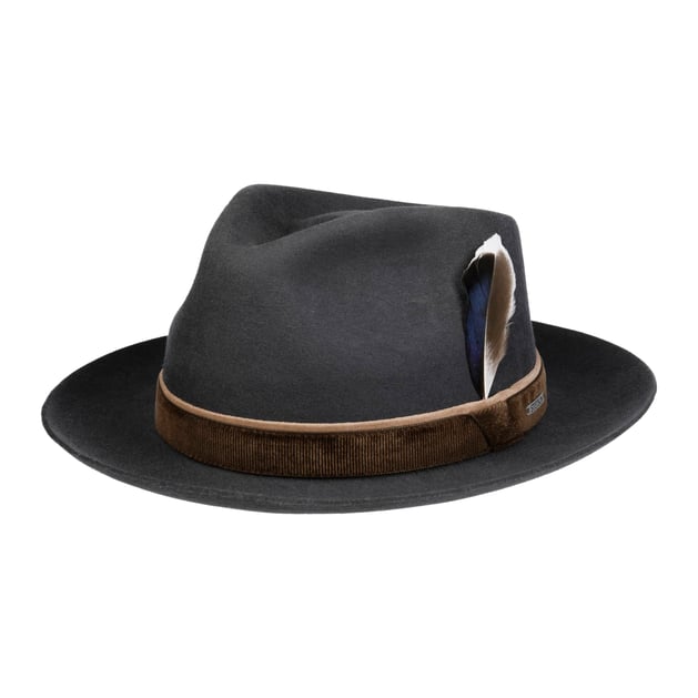 Harrietsfield Open Crown Wollen Hoed by Stetson - € 129,00
