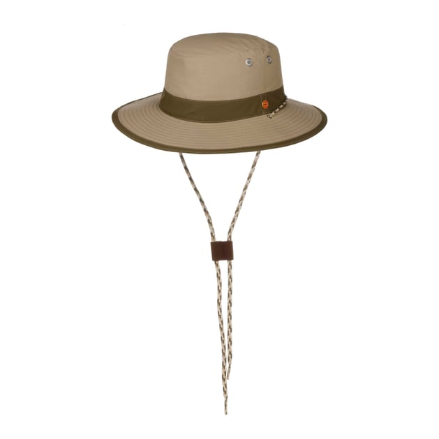 Comhats UPF 50 brede rand zonnehoed zomer mesh UV-bescherming safari